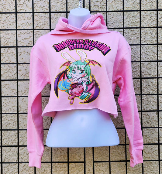 Darkness ILLUSION  crop top hoodie Small